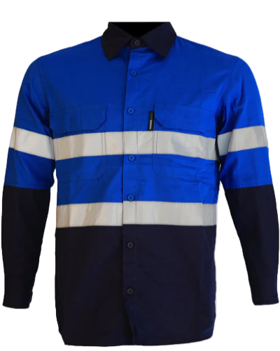 High Visibility Two-Tone Vented Long Sleeved Shirt