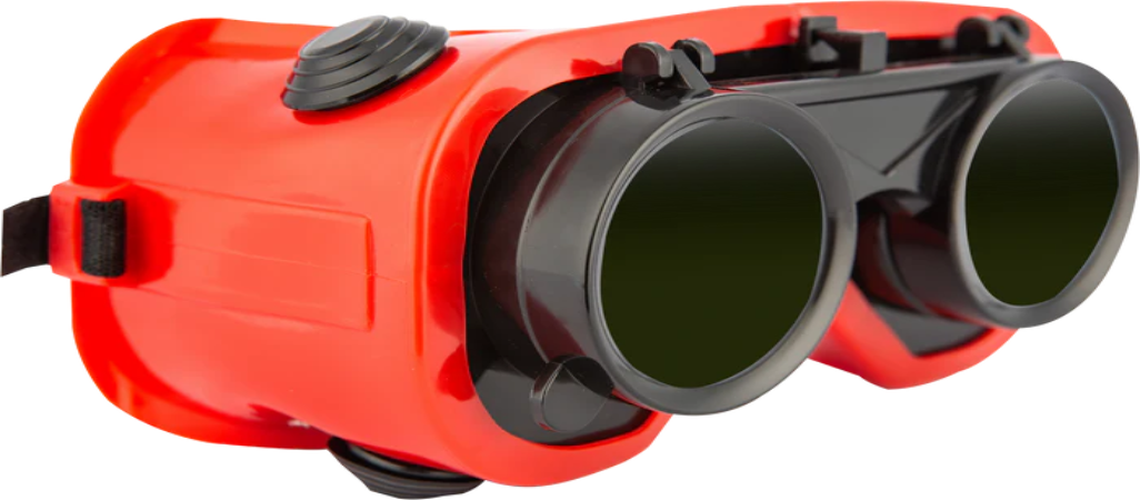 Gas Welding Goggle – Flip Front Round Lenses (Shade 5)
