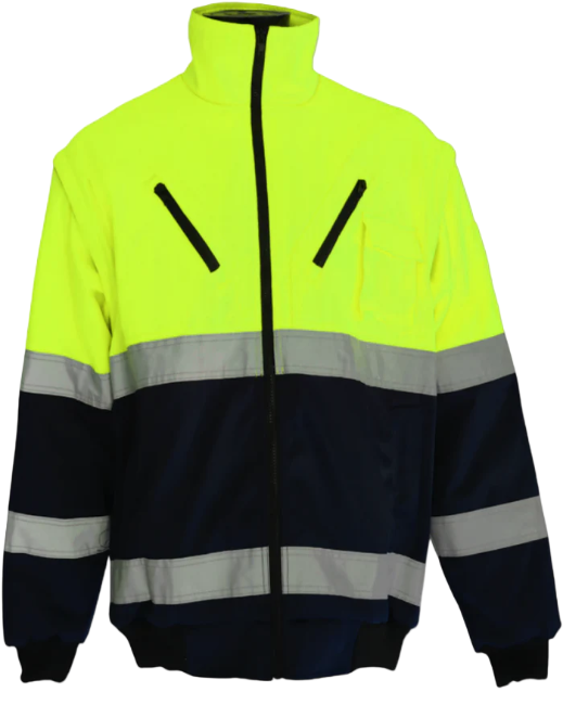 Two Tone Winter Bunny Jacket Detachable Sleeve