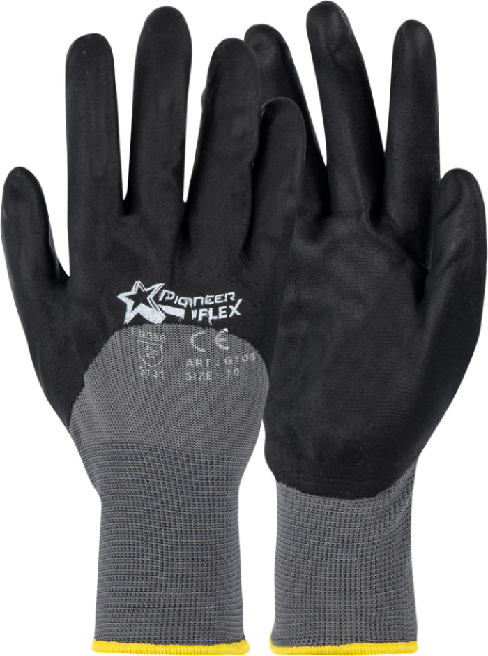 Flex Grey Nylon Glove