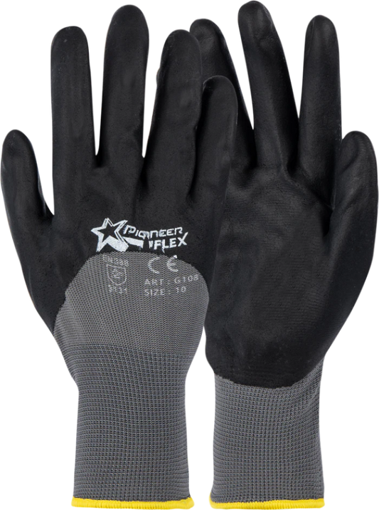 Flex Grey Nylon Glove