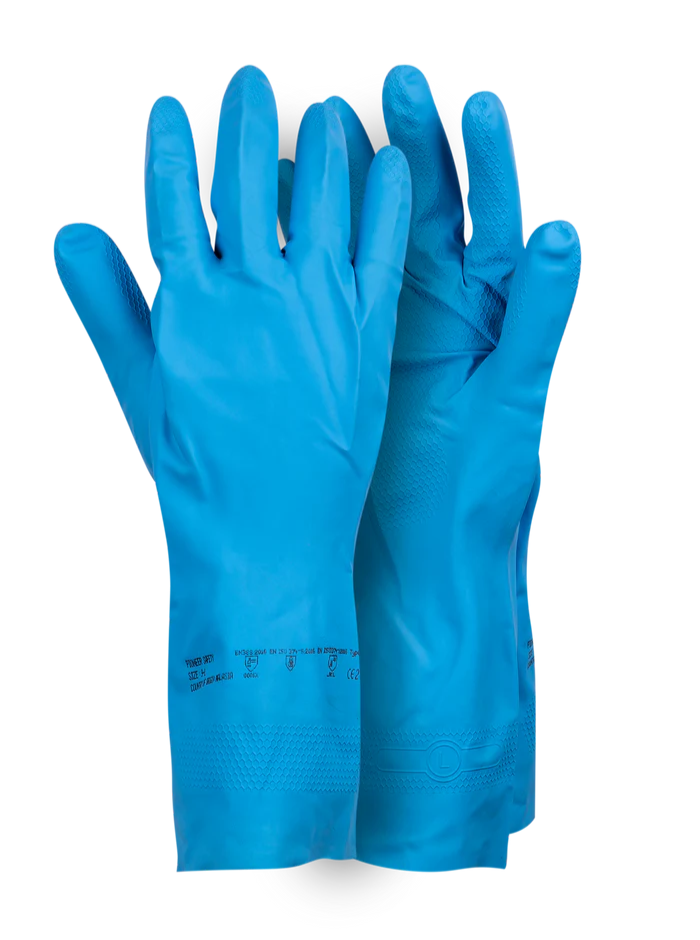 Blue Unlined Nitrile Glove