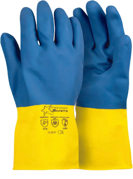 Chemical Bi-Color Neo Latex Glove