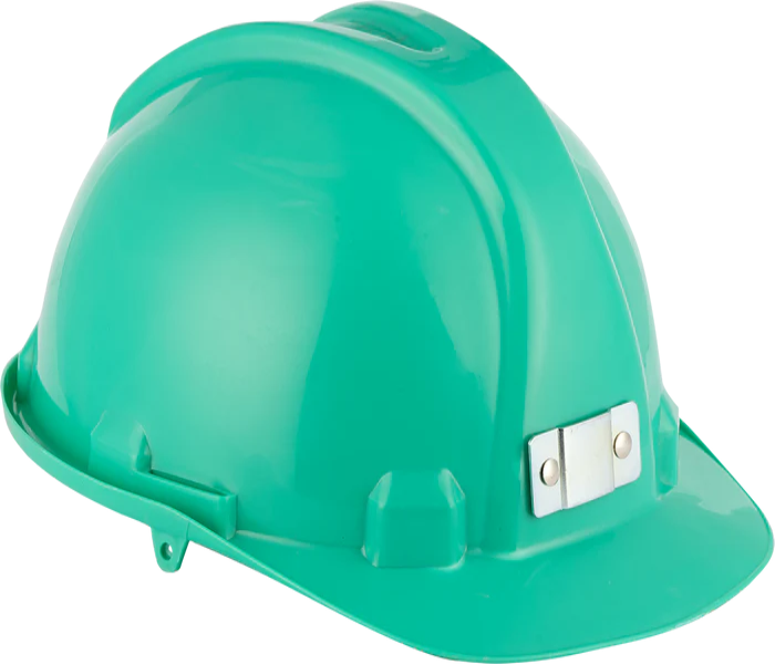 Hard Hat With Metal Clamp for Cap Lamp