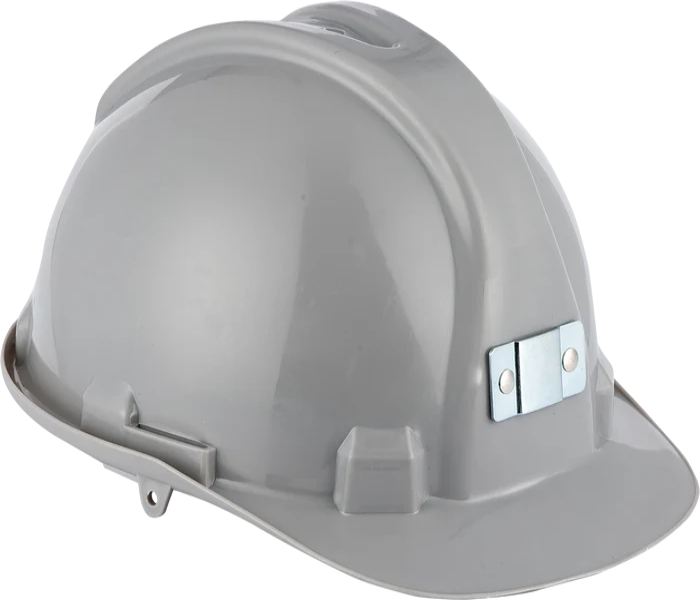Hard Hat With Metal Clamp for Cap Lamp