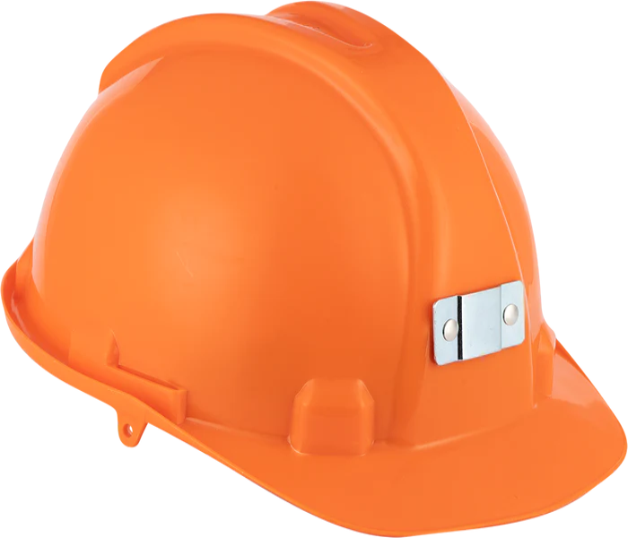 Hard Hat With Metal Clamp for Cap Lamp
