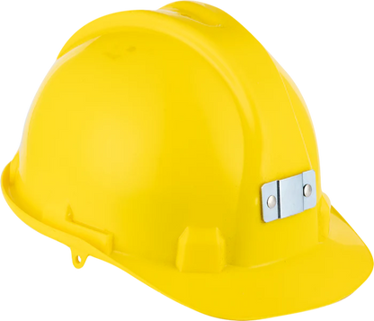 Hard Hat With Metal Clamp for Cap Lamp