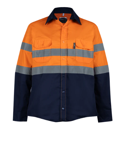 High Visibility Two-Tone Vented Long Sleeved Shirt