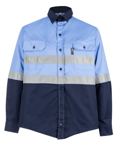 High Visibility Two-Tone Vented Long Sleeved Shirt
